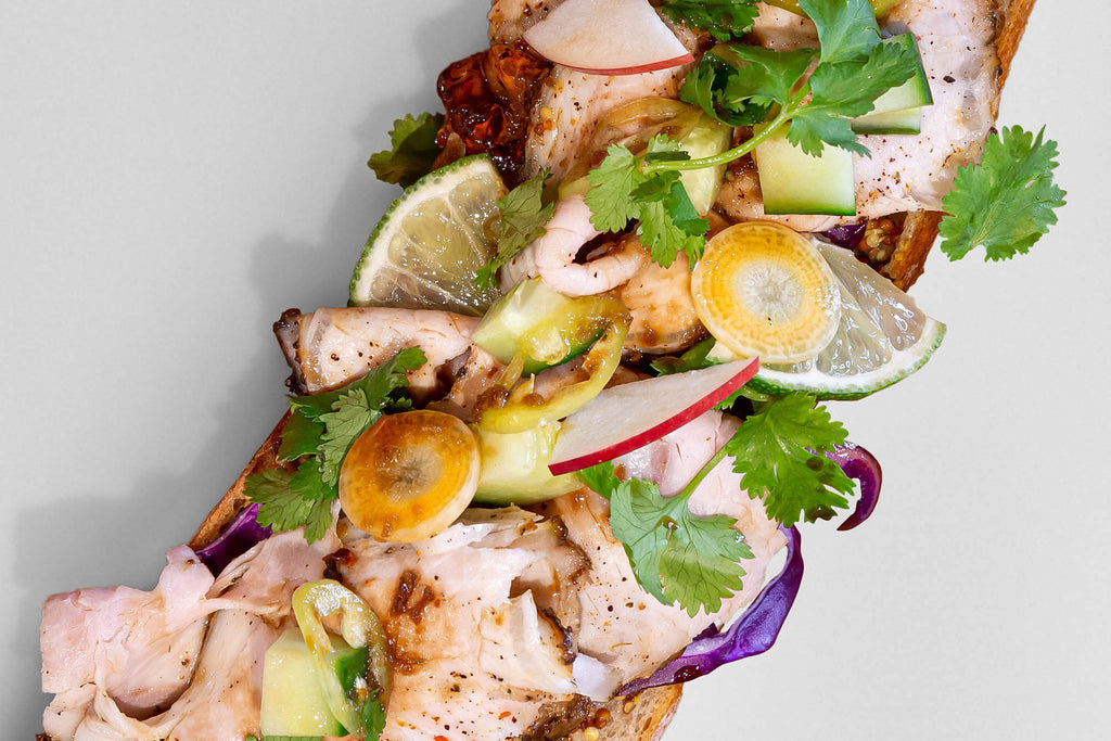 Banh-mi sandwich Maple Jelly Aleppo Pepper-Bretelles Maple recipes